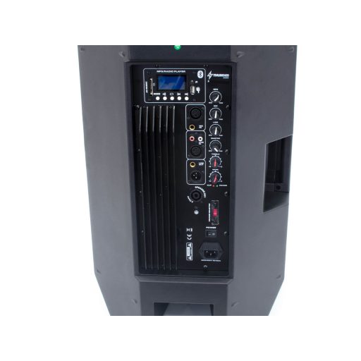 Thunder EXA-15BT 400/800W (15″) aktív hangfal állvánnyal (MP3 + TWS Bluetooth + FM)