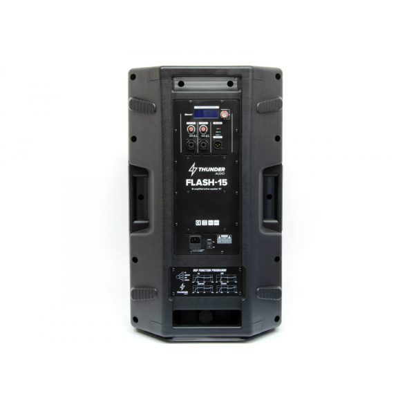 Thunder FLASH-15 700/1400W (15″) Bi-Amp aktív hangfal + TWS Bluetooth