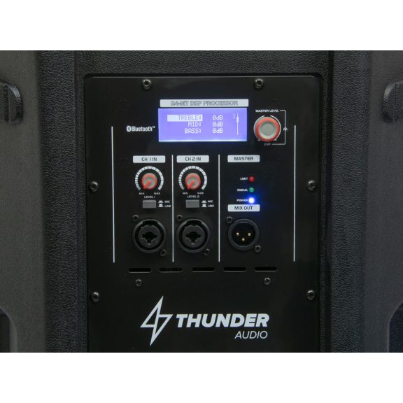 Thunder FLASH-15 700/1400W (15″) Bi-Amp aktív hangfal + TWS Bluetooth