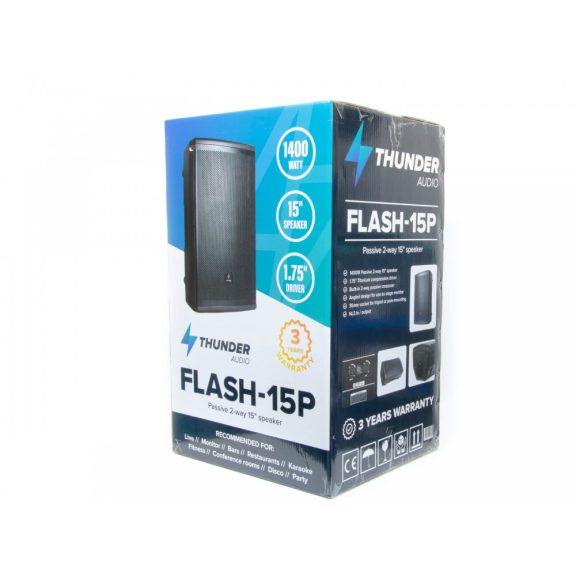 Thunder FLASH-15P 350/700W (15″) passzív hangfal Thunder FLASH-15P 350/700W (15″) passzív hangfal
