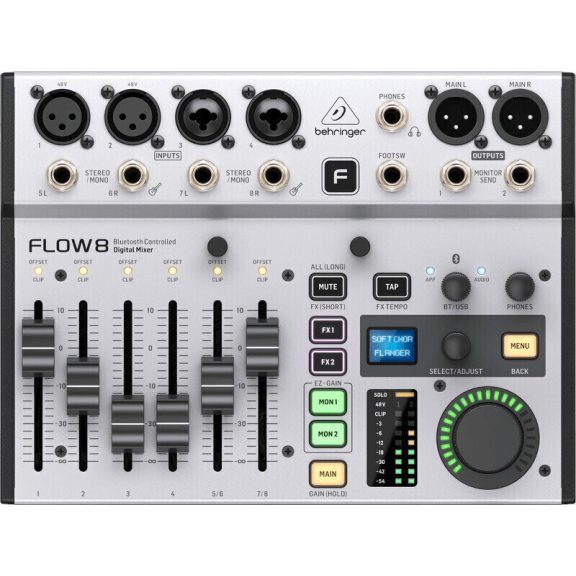 Behringer FLOW 8 digitális keverőpult Behringer FLOW 8 digitális keverőpult