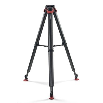   Sachtler 4585 - FLOWTEC 75 MS - Tripod flowtech™75 carbon fiber tripod with mid-level spreader and rubber feet