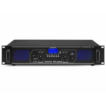 Fenton FPL1000 digitális erősítő (1000W) kék LED + EQ