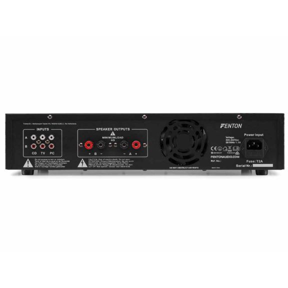 Fenton FPL1000 digitális erősítő (1000W) kék LED + EQ