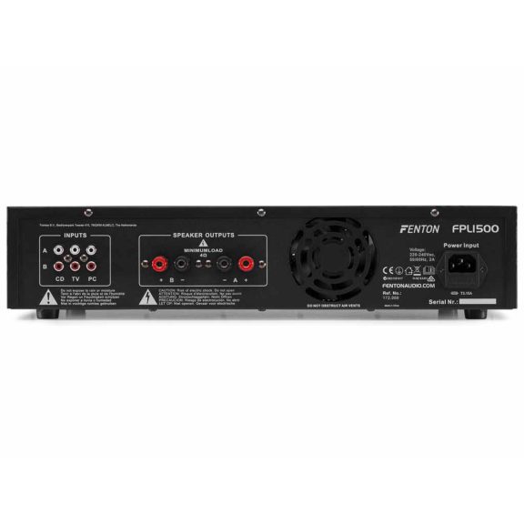 Fenton FPL1500 digitális erősítő (1500W) kék LED + EQ Fenton FPL1500 digitális erősítő (1500W) kék LED + EQ