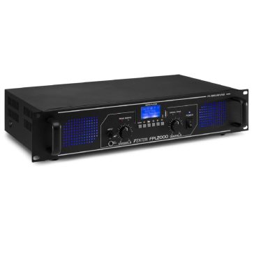 Fenton FPL2000 digitális erősítő (2000W) kék LED + EQ