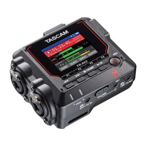 Tascam FR-AV2, 2 csatornás 32-bit hordozható rögzítő, Time code generátor és USB-interfész