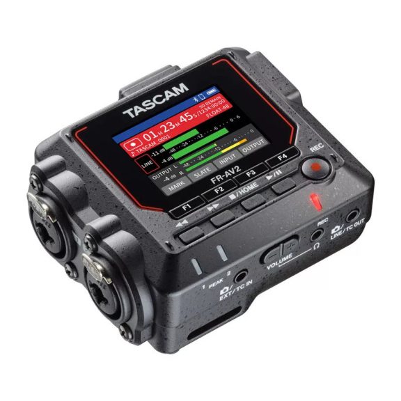 Tascam FR-AV2, 2 csatornás 32-bit hordozható rögzítő, Time code generátor és USB-interfész Tascam FR-AV2, 2 csatornás 32-bit hordozható rögzítő, Time code generátor és USB-interfész