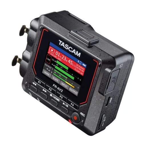 Tascam FR-AV2, 2 csatornás 32-bit hordozható rögzítő, Time code generátor és USB-interfész