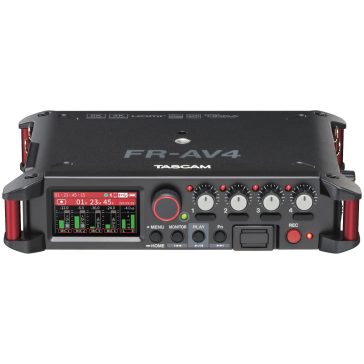   Tascam FR-AV4, 4 csatornás 32-bit hordozható rögzítő, Time code generátor, USB-interfész és HDMI szinkron