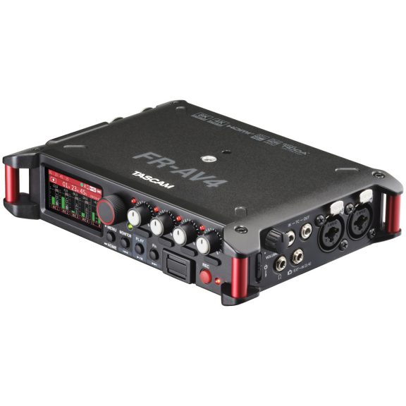 Tascam FR-AV4, 4 csatornás 32-bit hordozható rögzítő, Time code generátor, USB-interfész és HDMI szinkron