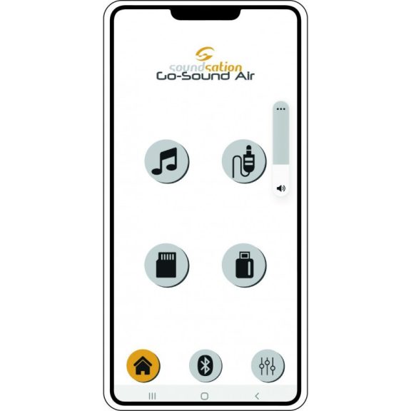 Soundsation GO-SOUND 10 AIR akkus hangfal mikrofonnal és applikációs vezérléssel Soundsation GO-SOUND 10 AIR akkus hangfal mikrofonnal és applikációs vezérléssel