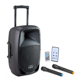   Soundsation GO-SOUND 15 AIR akkus hangfal mikrofonnal és applikációs vezérléssel
