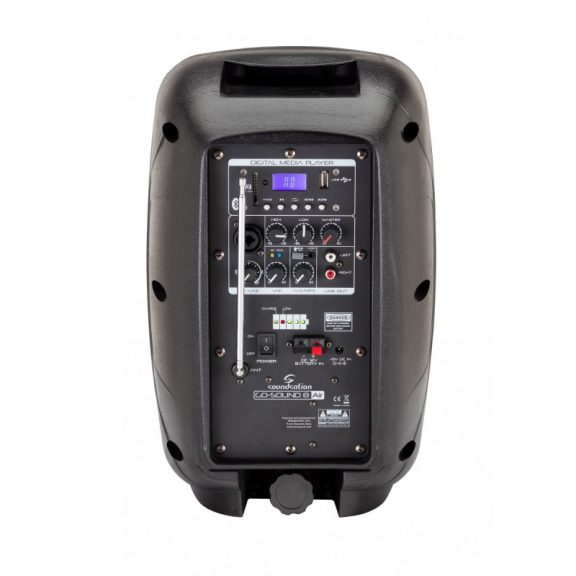 Soundsation GO-SOUND 8 AIR akkus hangfal mikrofonnal és applikációs vezérléssel Soundsation GO-SOUND 8 AIR akkus hangfal mikrofonnal és applikációs vezérléssel