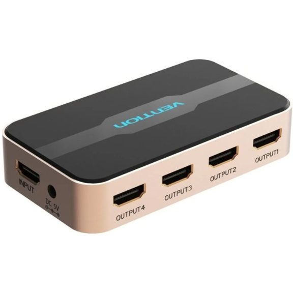 Vention 1 / 4 Out HDMI Splitter 4K@30Hz elosztó 1 bemenet, 4 kimenet Vention 1 / 4 Out HDMI Splitter 4K@30Hz elosztó 1 bemenet, 4 kimenet