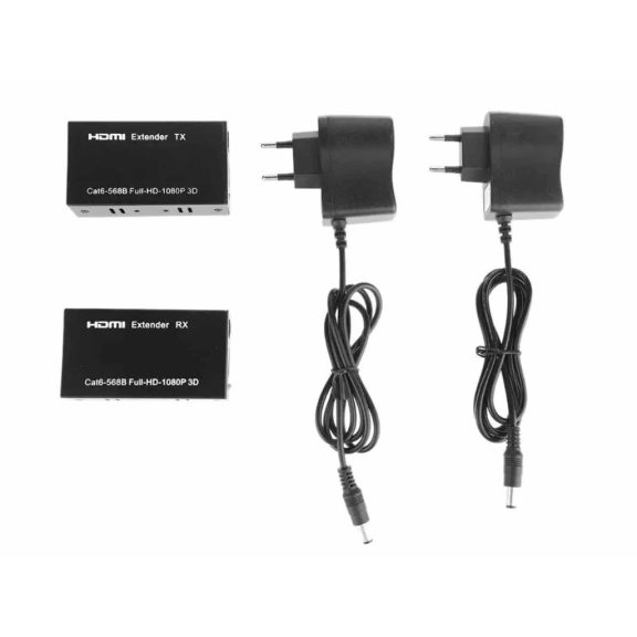 Thunder HDX-60 HDMI hosszabbító adapter, Ethernet (60m) Thunder HDX-60 HDMI hosszabbító adapter, Ethernet (60m)
