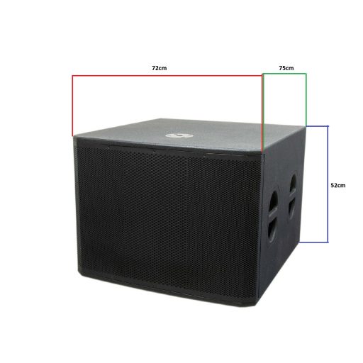 Thunder HK-18P 1000/2000W (18") Professzionális passzív mélyláda – öntvény hangszóró