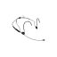 Sennheiser HSP 2 (BLACK EW) fejmikrofon