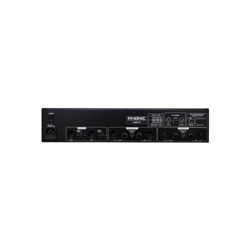 Phonic IA-231F equalizer, gerjedés figyelővel és limiterrel 2x31 sávos