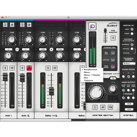 Audient iD14 MK2 hangkártya Audient iD14 MK2 hangkártya