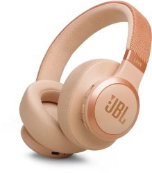 JBL LIVE 770NC zajszűrős Bluetooth fejhallgató (bézs)