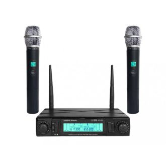   Voice-Kraft JRU-602/HT-51C rádiós dupla kézi mikrofon szett
