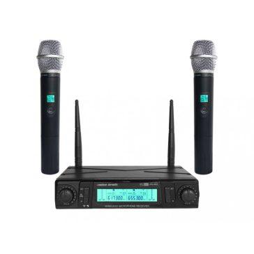   Voice-Kraft JRU-602/HT-51C rádiós dupla kézi mikrofon szett