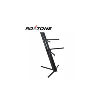   Roxtone KS-1000-BK 2 szintes billentyűs állvány hordtáskával