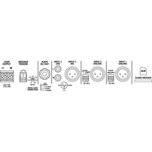 Monacor LA-202 aktív hurokerősítő 200m2-ig