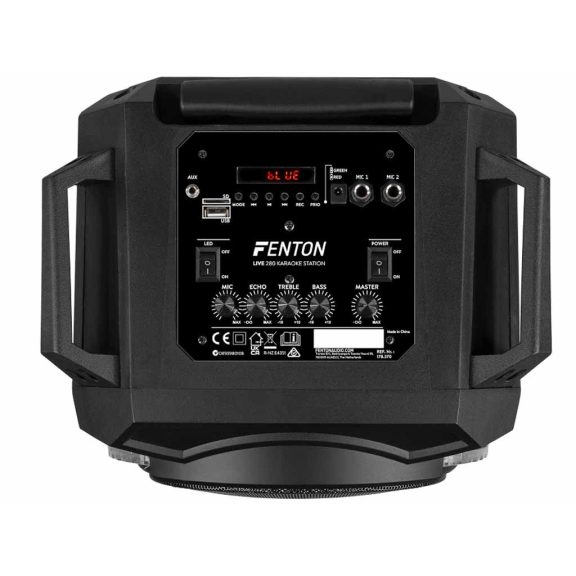 Fenton LIVE280 900W (2x 8″) AKKUMULÁTOROS aktív karaoke hangfal (MP3 + BLUETOOTH) Fenton LIVE280 900W (2x 8″) AKKUMULÁTOROS aktív karaoke hangfal (MP3 + BLUETOOTH)