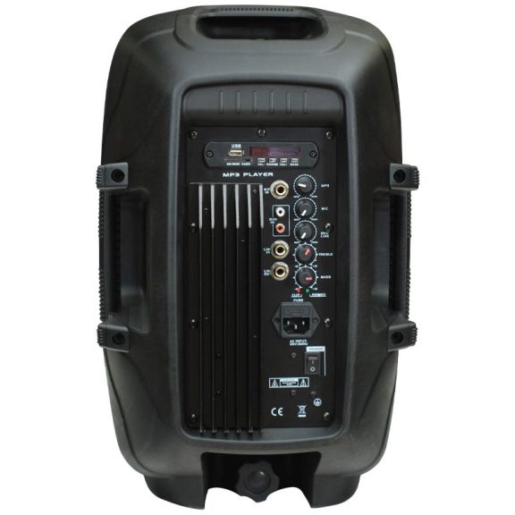 Voice-Kraft LK-1679-2-10B Aktív hangfal, 10", 150W, MP3/USB/SD/MMC/Bluetooth lejátszóval