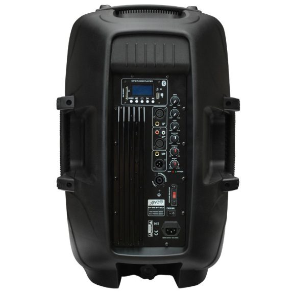 Voice-Kraft LK-1679-2-12B Aktív hangfal, 12", 200/300W, FM rádióval, MP3/USB/SD/MMC/Bluetooth lejátszó + távirányító