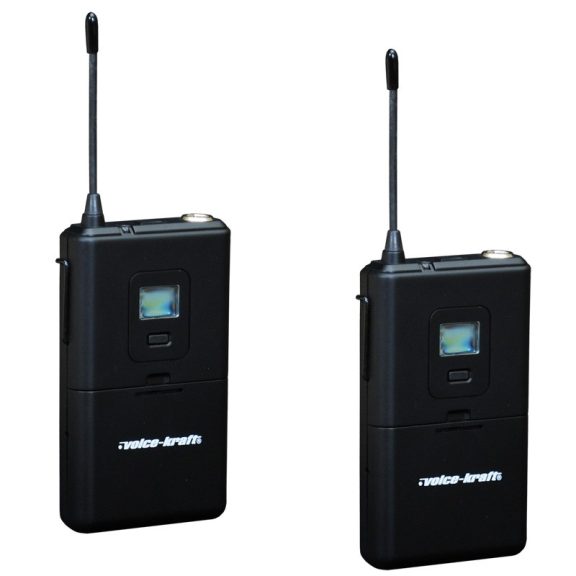 Voice-Kraft LS-970 Testszínű fejmikrofonnal 2 db UHF zsebadós mikrofon szett