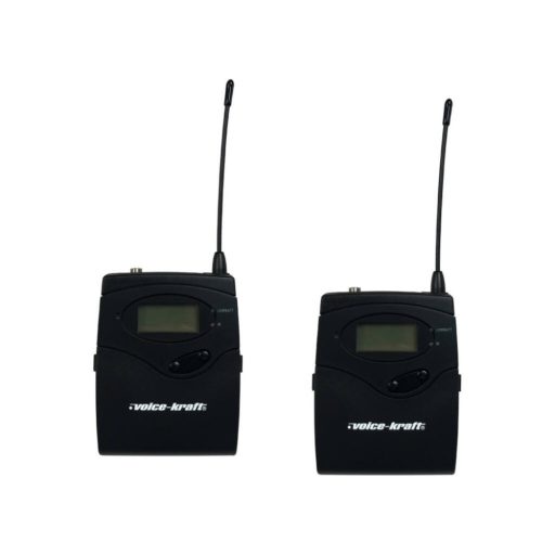 Voice-Kraft LS-970 UHF zsebadós mikrofon szett 2 db csíptetős mikrofonnal