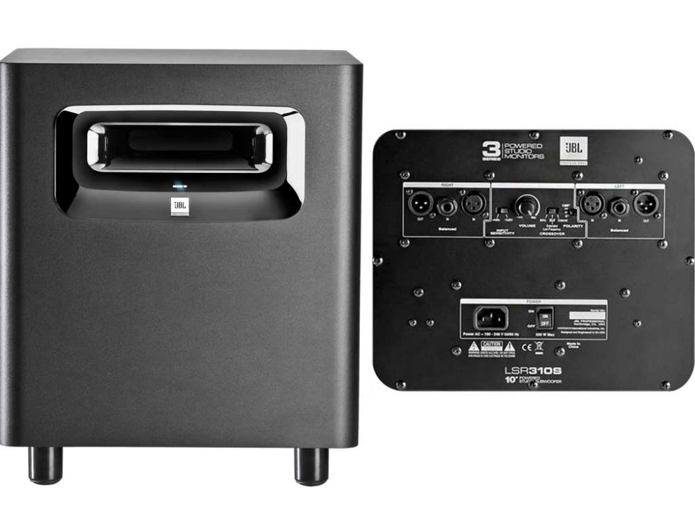 Subwoofer Attivo JBL LSR310S 10" Da Studio - Nuovo In Scatola