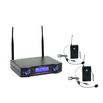 Thunder LX-82 2H UHF rádiós mikrofon (2 db FEJ mikrofon)