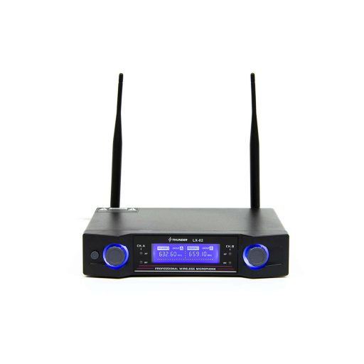 Thunder LX-82 2H UHF rádiós mikrofon (2 db FEJ mikrofon)