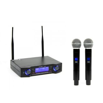   Thunder LX-82 2ND UHF vezeték nélküli mikrofon szett (2 db KÉZI mikrofon)