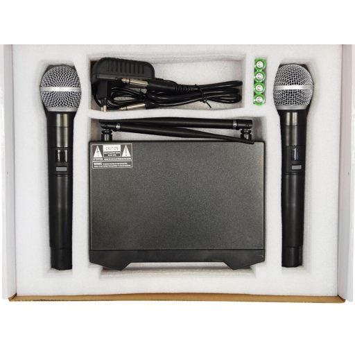 Thunder LX-82 2ND UHF vezeték nélküli mikrofon szett (2 db KÉZI mikrofon)