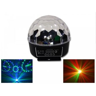   Thunder STARLIGHT II (6x3W) RGB+WOP (6 szín) fényeffekt, hangvezérelt+DMX