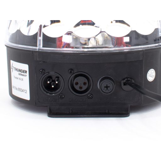 Thunder STARLIGHT II (6x3W) RGB+WOP (6 szín) fényeffekt, hangvezérelt+DMX
