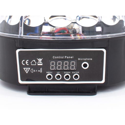 Thunder STARLIGHT II (6x3W) RGB+WOP (6 szín) fényeffekt, hangvezérelt+DMX