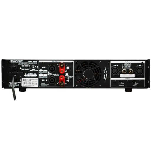 Phonic MAX1000 Végerősítő, 2x300W/4Ohm