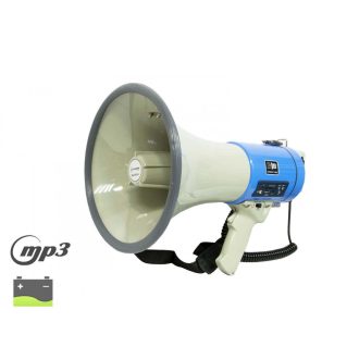   Thunder MGX-60USB+Li megafon, hangosbeszélő 60W – beszéd, sziréna, MP3, AUX (+ akkumulátor)