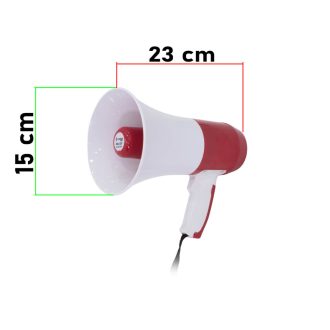   Thunder MGX-32BT megafon, hangosbeszélő 30W – beszéd, felvétel, MP3, Bluetooth (+AKKU)