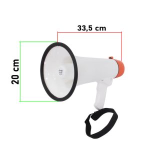   Thunder MGX-45BT megafon, hangosbeszélő 50W – beszéd, felvétel, MP3, Bluetooth (+AKKU)