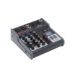   Soundsation MIOMIX 202M - 4-Channel Professional Audio Mixer with Media Player, BT, Digital Echo Effect