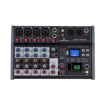   Soundsation MIOMIX 404FXM USB/BT keverő + 24-bit Digital Multi-Effekt 