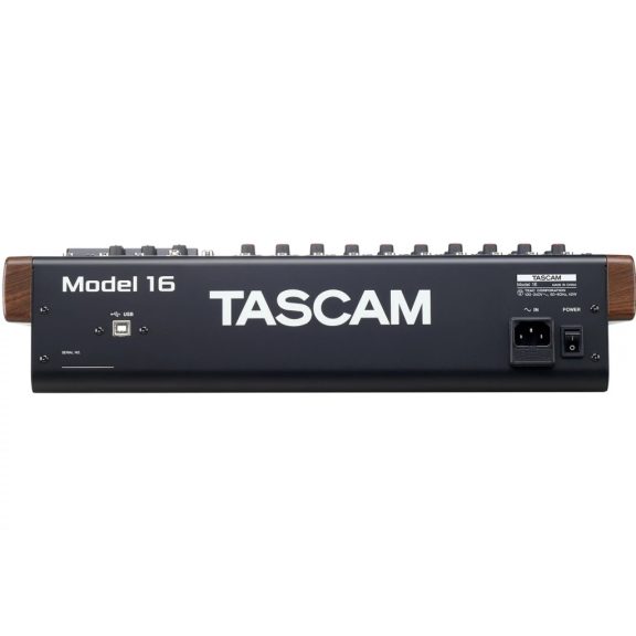 Tascam Model 16 analóg keverő, 16 sávos SD-felvevő és USB-interfész Tascam Model 16 analóg keverő, 16 sávos SD-felvevő és USB-interfész