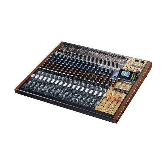 Tascam Model 24 analóg keverő, 24 sávos SD-felvevő és USB-interfész Tascam Model 24 analóg keverő, 24 sávos SD-felvevő és USB-interfész